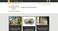 Desktop Screenshot of insightlawpartners.com